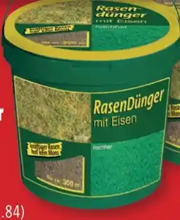 B1 Discount Baumarkt Rasen-Dünger mit Eisen Angebot