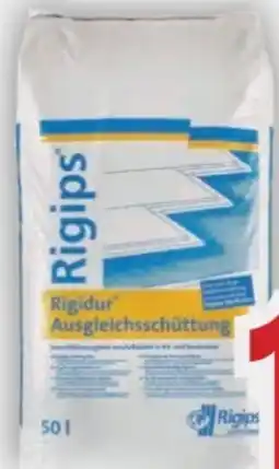 B1 Discount Baumarkt Rigips Rigidur Ausgleichsschüttung Angebot