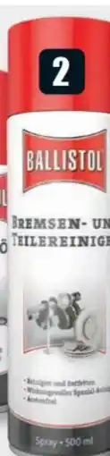 B1 Discount Baumarkt Ballistol Bremsen- und Teilereiniger Angebot