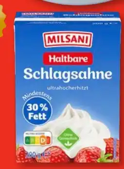 Aldi Süd Milsani Schlagsahne Angebot