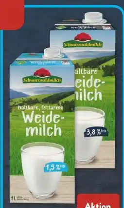 Aldi Süd Schwarzwaldmilch H-Weidemilch Angebot
