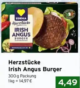 CAP Markt EDEKA Herzstücke Irish Angus Burger Angebot