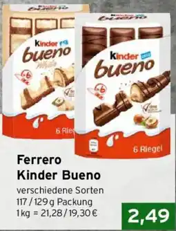 CAP Markt Ferrero Kinder Bueno Angebot