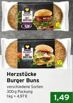 CAP Markt Edeka Herzstücke Burger Buns Angebot