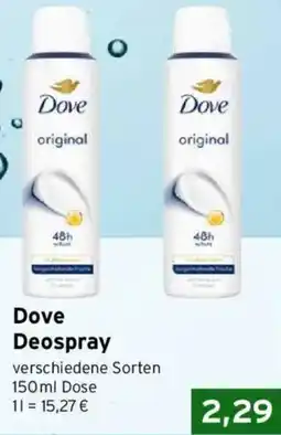 CAP Markt Dove Deospray Angebot
