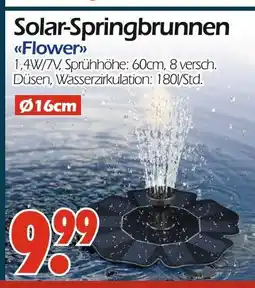 Wreesmann Solar-springbrunnen flower Angebot
