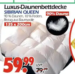 Wreesmann Luxus-daunenbettdecke sibirian queen Angebot
