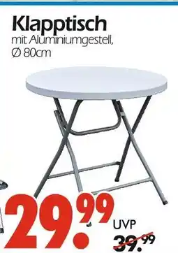 Wreesmann Klapptisch Angebot