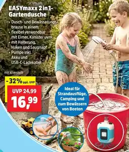 Thomas Philipps Easymaxx 2-in-1 gartendusche Angebot