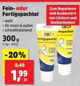 Thomas Philipps Renolin fein- oder fertigspachtel Angebot