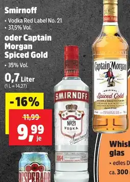 Thomas Philipps Smirnoff vodka red label no. 21 Angebot