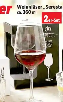 Thomas Philipps Homeware weingläser 'seresta' Angebot