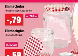 Thomas Philipps Einmachglas mit schraubdeckel, kariert Angebot