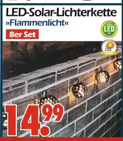 Wreesmann Led-solar-lichterkette flammenlicht Angebot