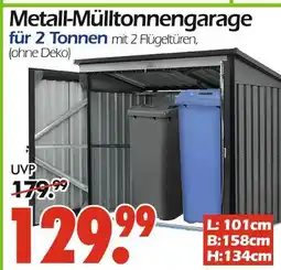 Wreesmann Metall-mülltonnengarage Angebot