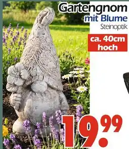 Wreesmann Gartengnom mit blume Angebot