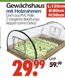 Wreesmann Gewächshaus mit holzrahmen Angebot