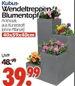Wreesmann Kubus wendeltreppen-blumentopf Angebot