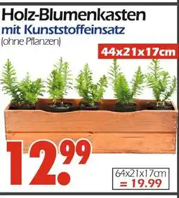 Wreesmann Holz-blumenkasten mit kunststoffeinsatz Angebot