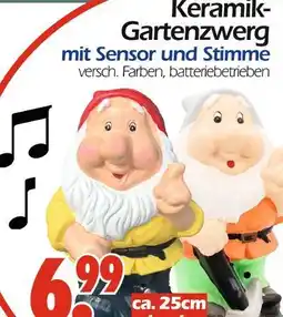 Wreesmann Keramik-gartenzwerg Angebot
