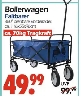 Wreesmann Bollerwagen faltbarer Angebot