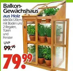 Wreesmann Balkon-gewächshaus Angebot