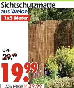 Wreesmann Sichtschutzmatte aus weide Angebot