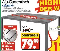 Wreesmann Alu-gartentisch malmö Angebot