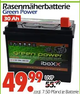 Wreesmann Iboxx rasenmäherbatterie green power Angebot