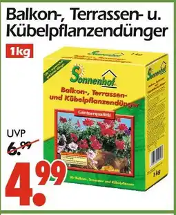 Wreesmann Sonnenhof balkon-, terrassen- und kübelpflanzendünger Angebot