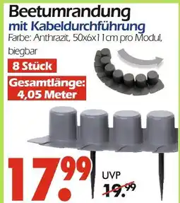 Wreesmann Beetumrandung mit kabeldurchführung Angebot