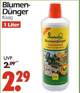 Wreesmann Sonnenhof blumendünger universal Angebot