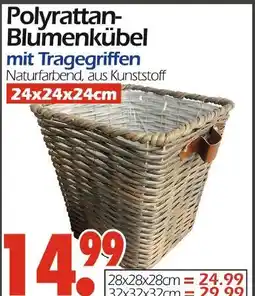 Wreesmann Polyrattan-blumenkübel Angebot
