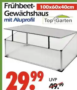 Wreesmann Top garten frühbeet-gewächshaus mit aluprofil Angebot