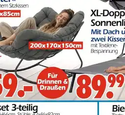 Wreesmann Xl-doppel-sonnenliege Angebot