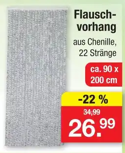 Zimmermann Flauschenvorhang Angebot