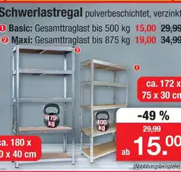 Zimmermann Schwerlastregal basic Angebot