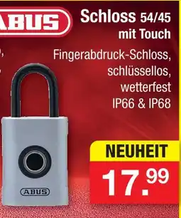 Zimmermann Abus schloss 54/45 mit touch Angebot