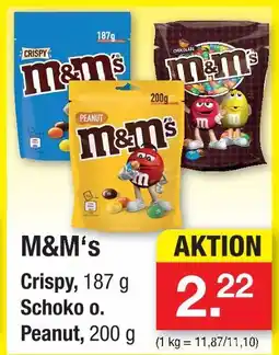 Zimmermann M&m's crispy Angebot