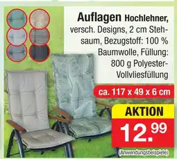 Zimmermann Auflagen hochlehner Angebot