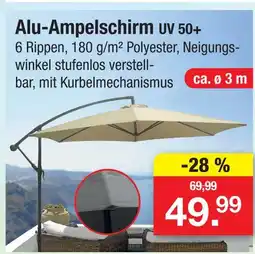 Zimmermann Alu-ampelschirm uv 50+ Angebot