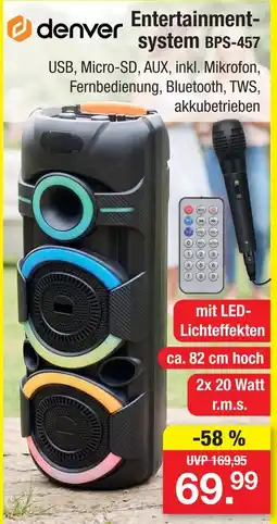 Zimmermann Denver entertainment-system bps-457 Angebot