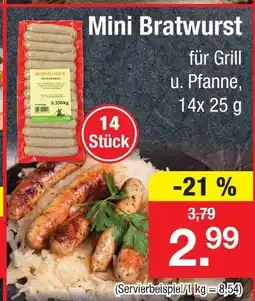 Zimmermann Mini bratwurst Angebot