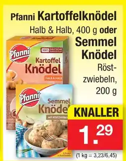 Zimmermann Pfanni kartoffelknödel Angebot