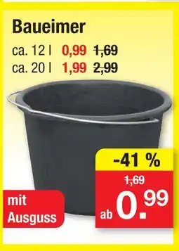Zimmermann Baueimer ca. 12 l Angebot