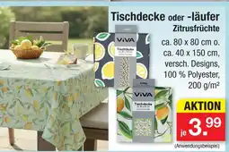 Zimmermann Viva tischdecke oder -läufer zitrusfrüchte Angebot