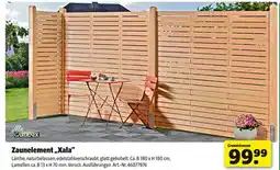 Hagebau Mr. gardener zaunelement xala Angebot