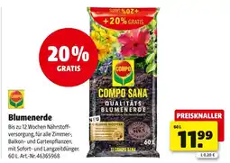Hagebau Compo compo sana qualitäts-blumenerde Angebot