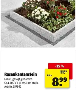 Hagebau Rasenkantenstein Angebot