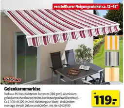 Hagebau Go on! gelenkarmmarkise Angebot